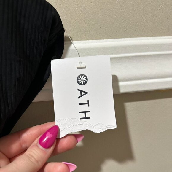 Black One Piece Swimsuit With Removable - Picture 3 of 4